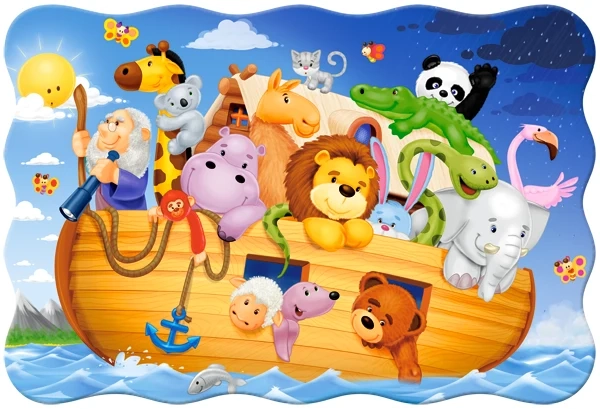 Castorland -  Puzzle Maxi, Noah's Ark 20 Pcs C-02245-1