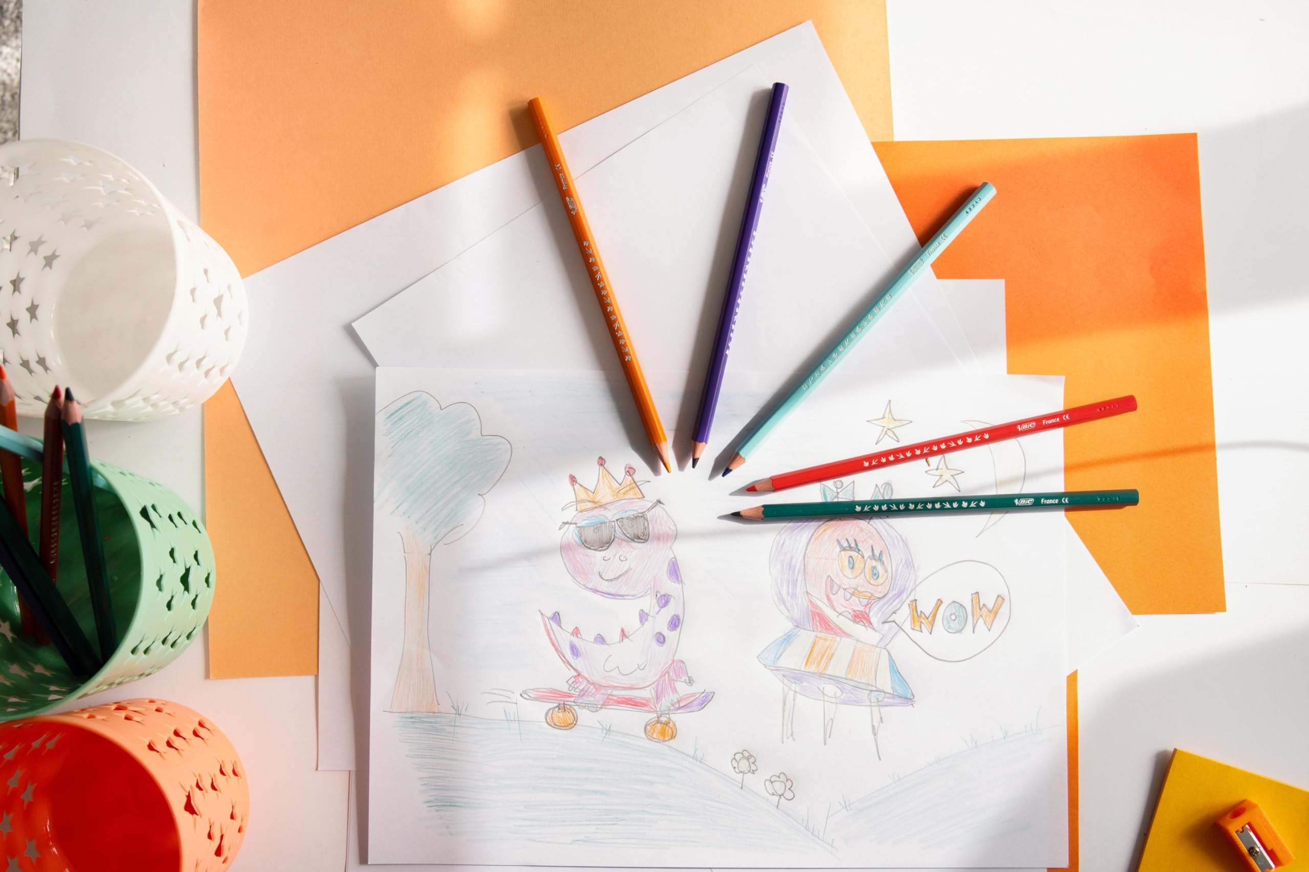 Bic - Ξυλομπογιές Kids Tropic Color 12 Τμχ 02250