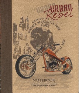 For You - Notebook Kraft, Τετράδιο Σπιράλ Βιβλιοδετημένο B6 80 Φύλλα 70gr 2 Θέματα 10x14 80 Φύλλων, Urban Rebel 032.8417