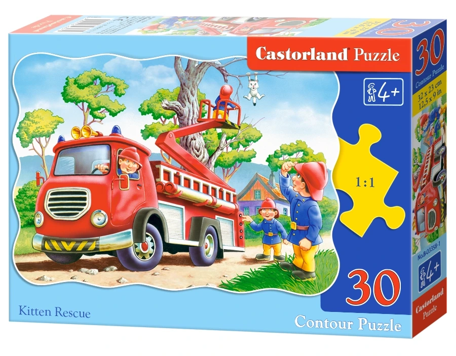 Castorland - Puzzle, Kitten Rescue 30 Pcs 03358