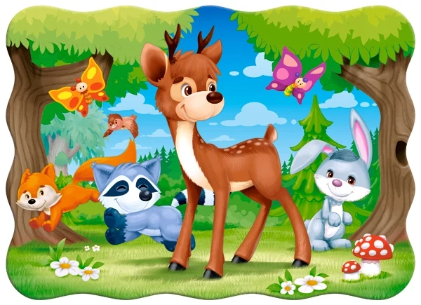 Castorland - Puzzle, A Deer And Friends 30 Pcs 03570
