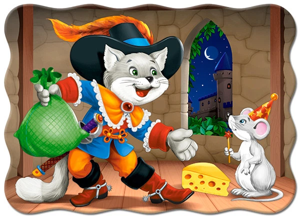 Castorland - Puzzle Cat In Boots 30 Pcs 03730