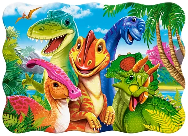 Castorland -  Puzzle Dinosaurs Selfie 30 Pcs 03808