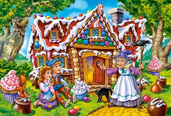 Castorland - Puzzle Maxi, Hansel And Gretel 40 Pcs 40285