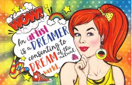 Company Fresh - Sketchbook, Pop Art, An Artist Is A Dreamer 20x12.5 cm 045.4031