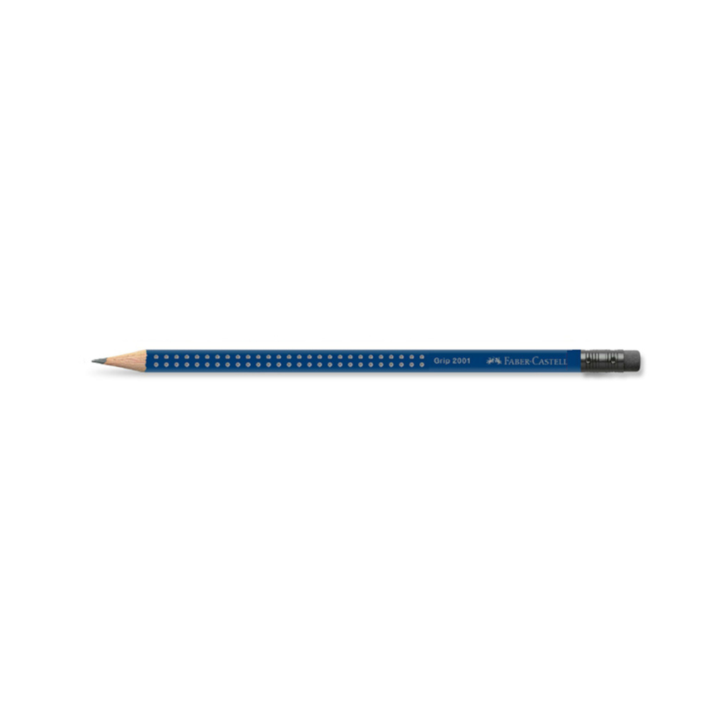Faber Castell - Μολύβι Grip 2001 Με Γόμα, Dark Turquoise 045755