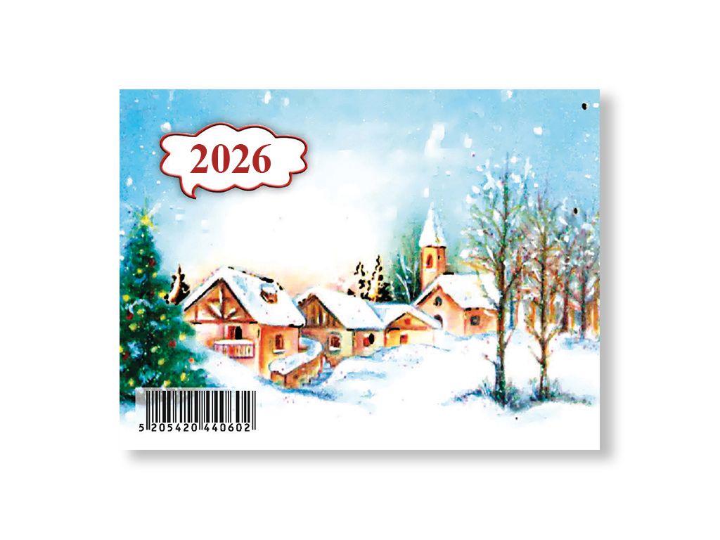 Υδρόγειος - Ημερολόγιο Εορτολόγιο Απλό 12 Φύλλων Μηνιαίο 2026 0602