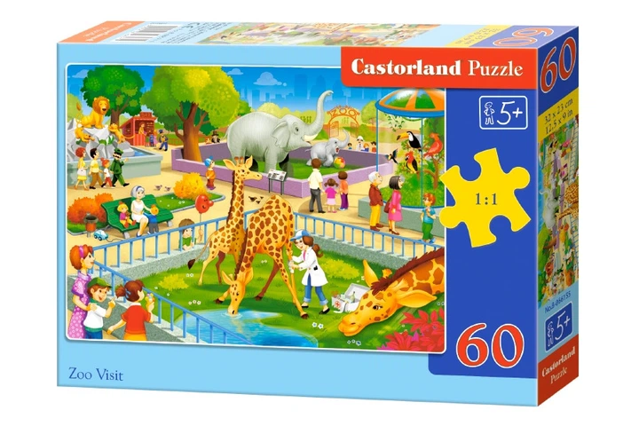 Castorland - Puzzle Zoo Visit 60 Pcs 66155