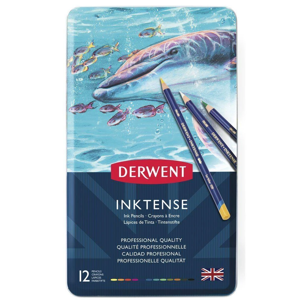 Derwent - Μεταλλική Κασετίνα Με 12 Μολύβια Inktense 0700928 Derwent - Μεταλλική Κασετίνα Με 12 Μολύβια Inktense 0700928