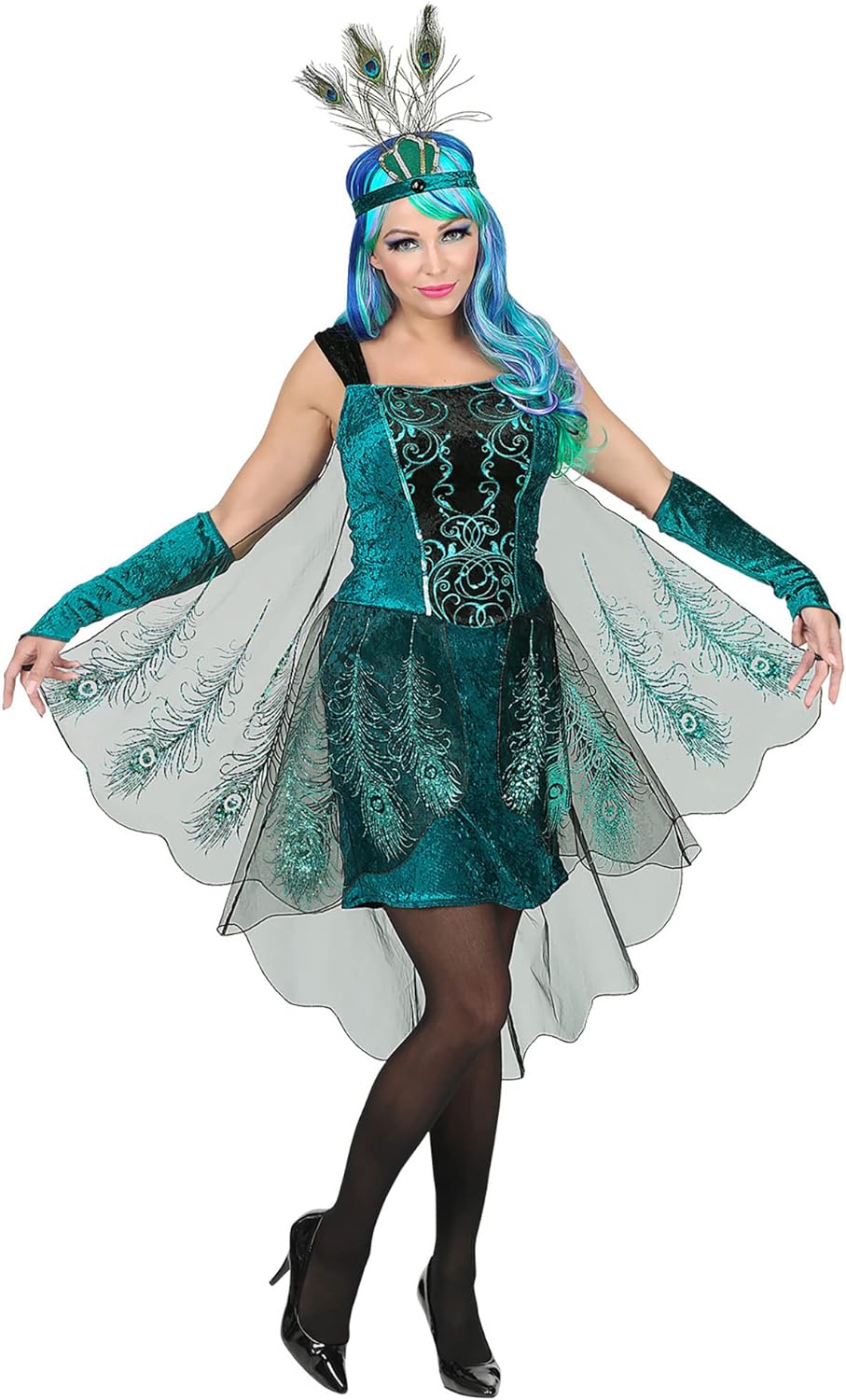 Widmann - Αποκριάτικη Στολή, Παγώνι Με Κάπα 08062