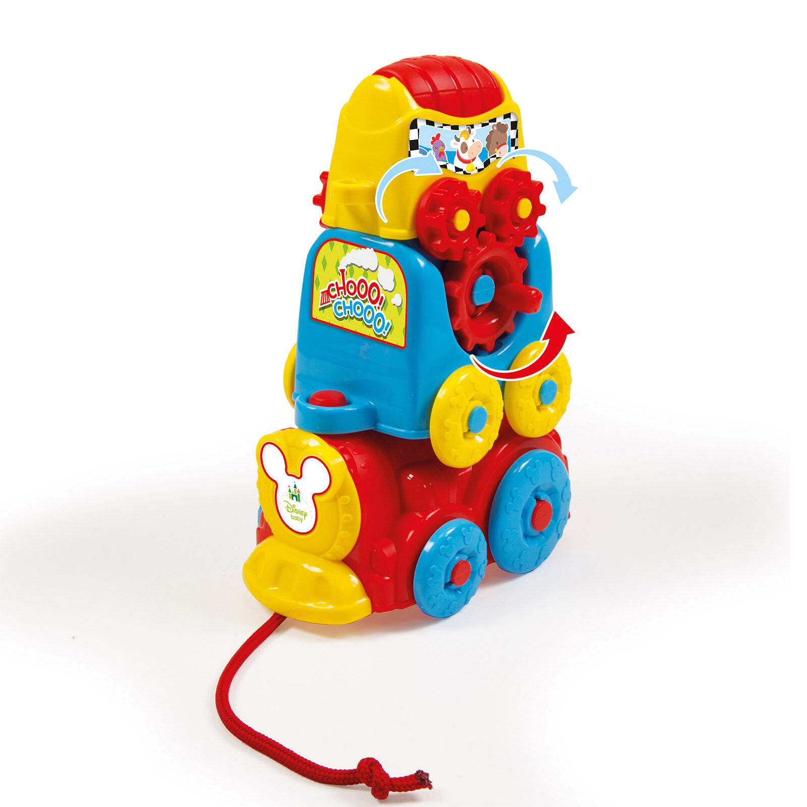 Baby Clementoni - Τρενάκι Pull Along 1000-17168