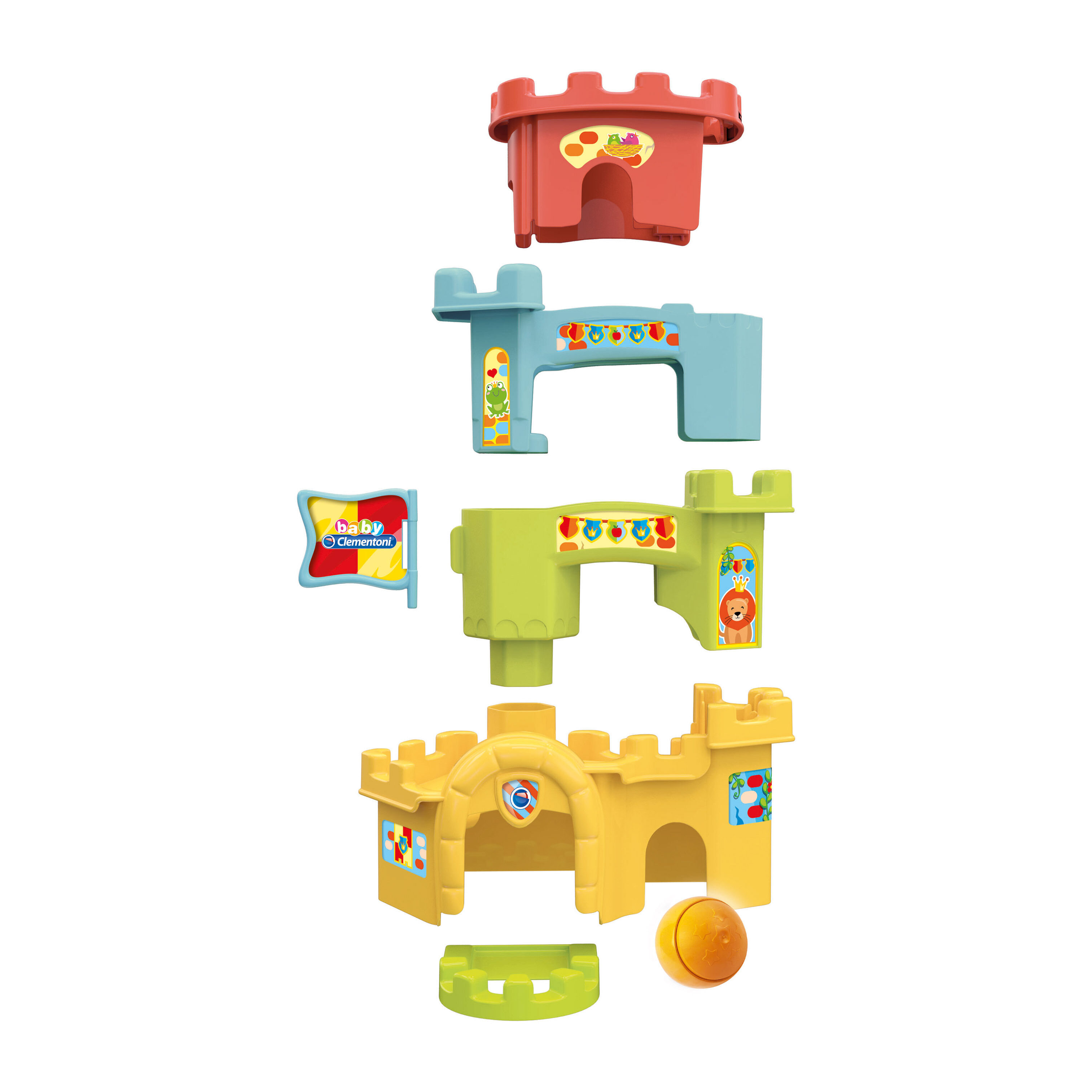 Baby Clementoni - Play For Future Πυραμίδα Με Μπάλα 1000-17226