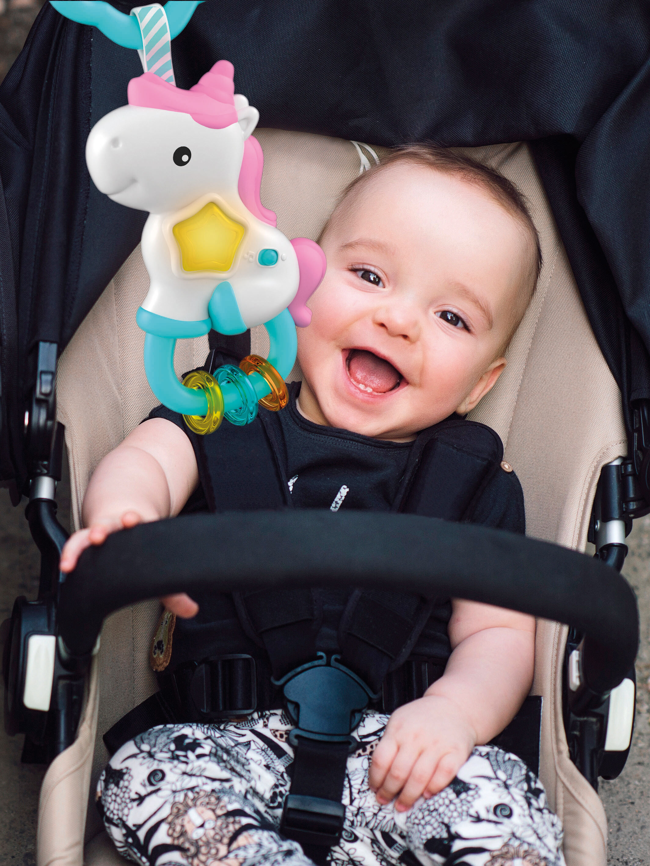 Baby Clementoni - Ηλεκτρονική Κουδουνίστρα Μονόκερος 1000-17333