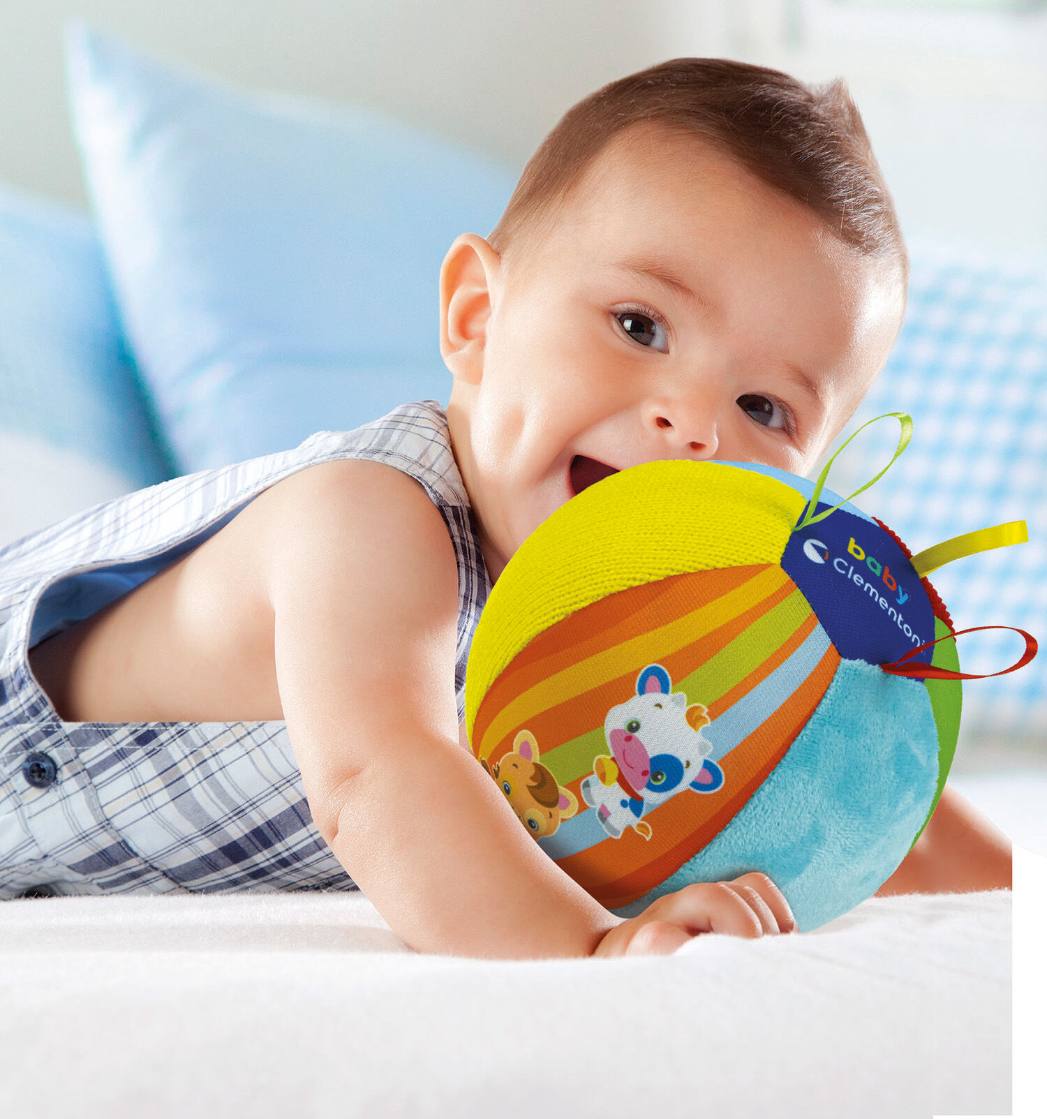 Baby Clementoni - Μουσική Μπάλα Με Ζωάκια 1000-17464