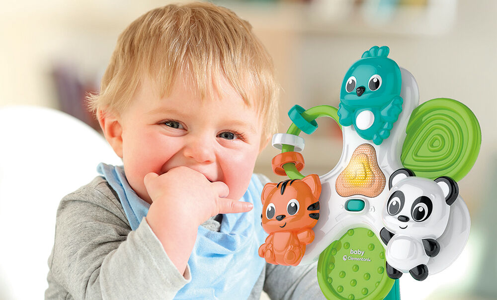 Baby Clementoni - Ζωάκια Στο Καρουζέλ 1000-17915