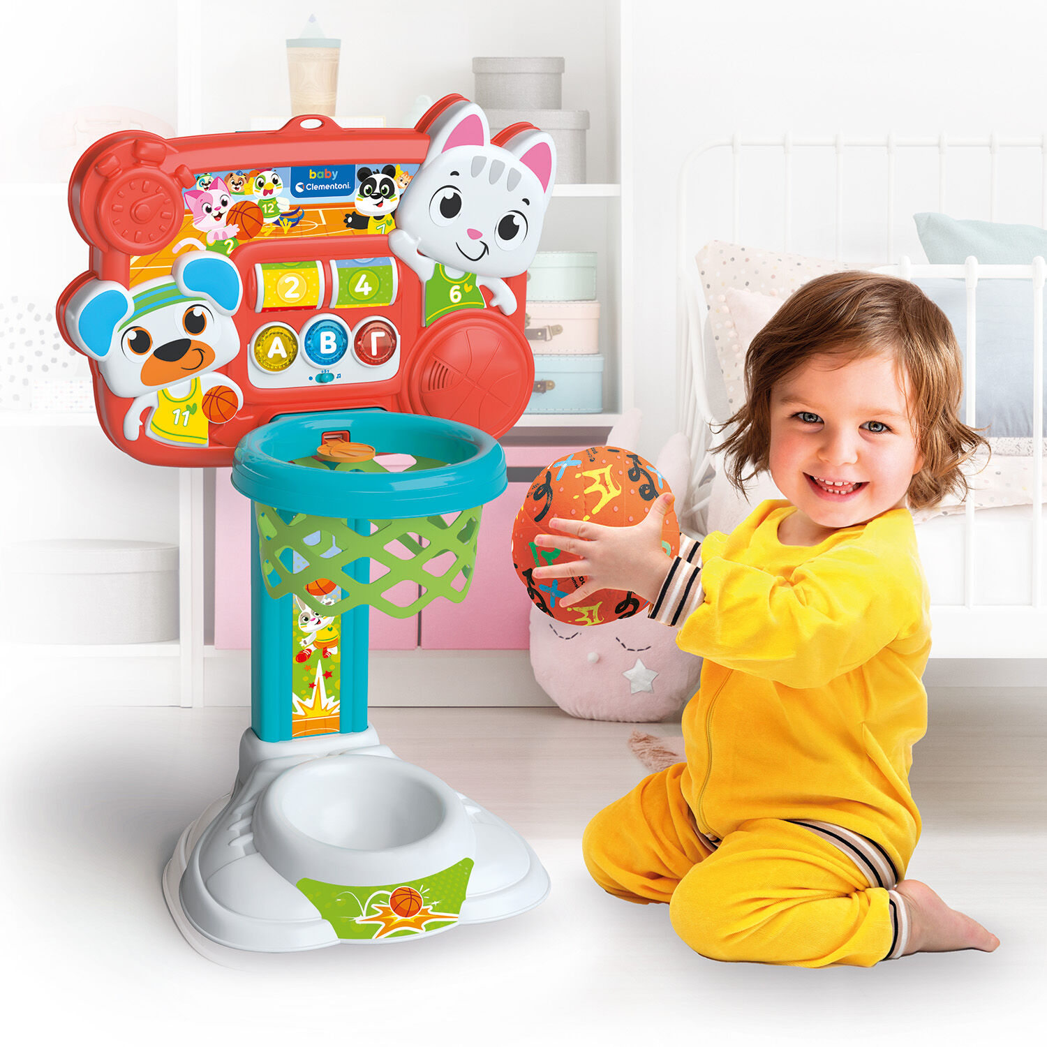 Baby Clementoni - Μπασκετάκιας Με Μπάλα 1000-63441