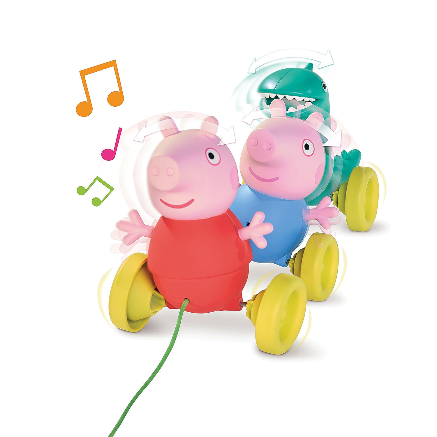 Tomy Toomies -  Βρεφικό Παιχνίδι Συρόμενο Οικογένεια Peppa Pig 1000-73527