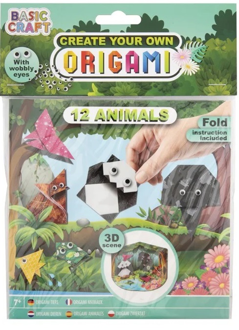 Grafix - Σετ Origami, 12 Animals 100050