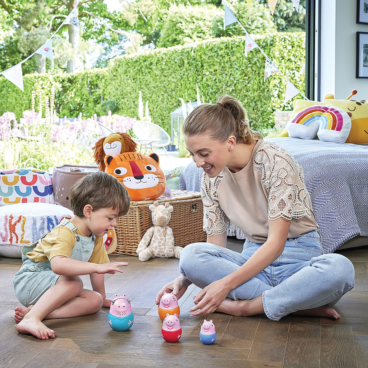 Tomy Toomies - Βρεφικό Παιχνίδι Μπάνιου Οικογένεια Peppa Pig στη Φωλιά 1000-73526