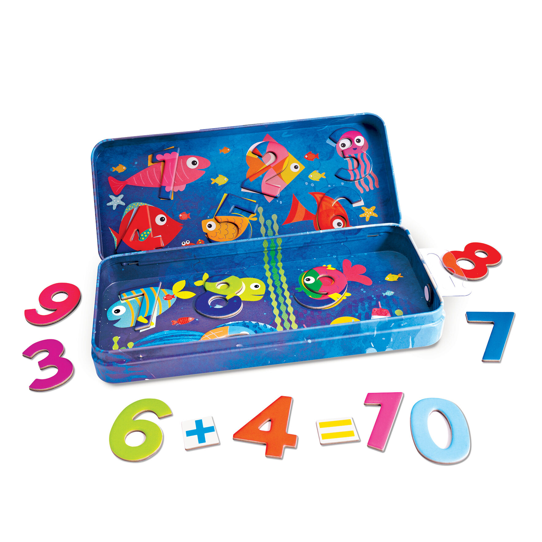 AS - HappiHobbi Magnet Tin Αριθμοί Εκπαιδευτικοί Χάρτινοι Μαγνήτες 1029-64070