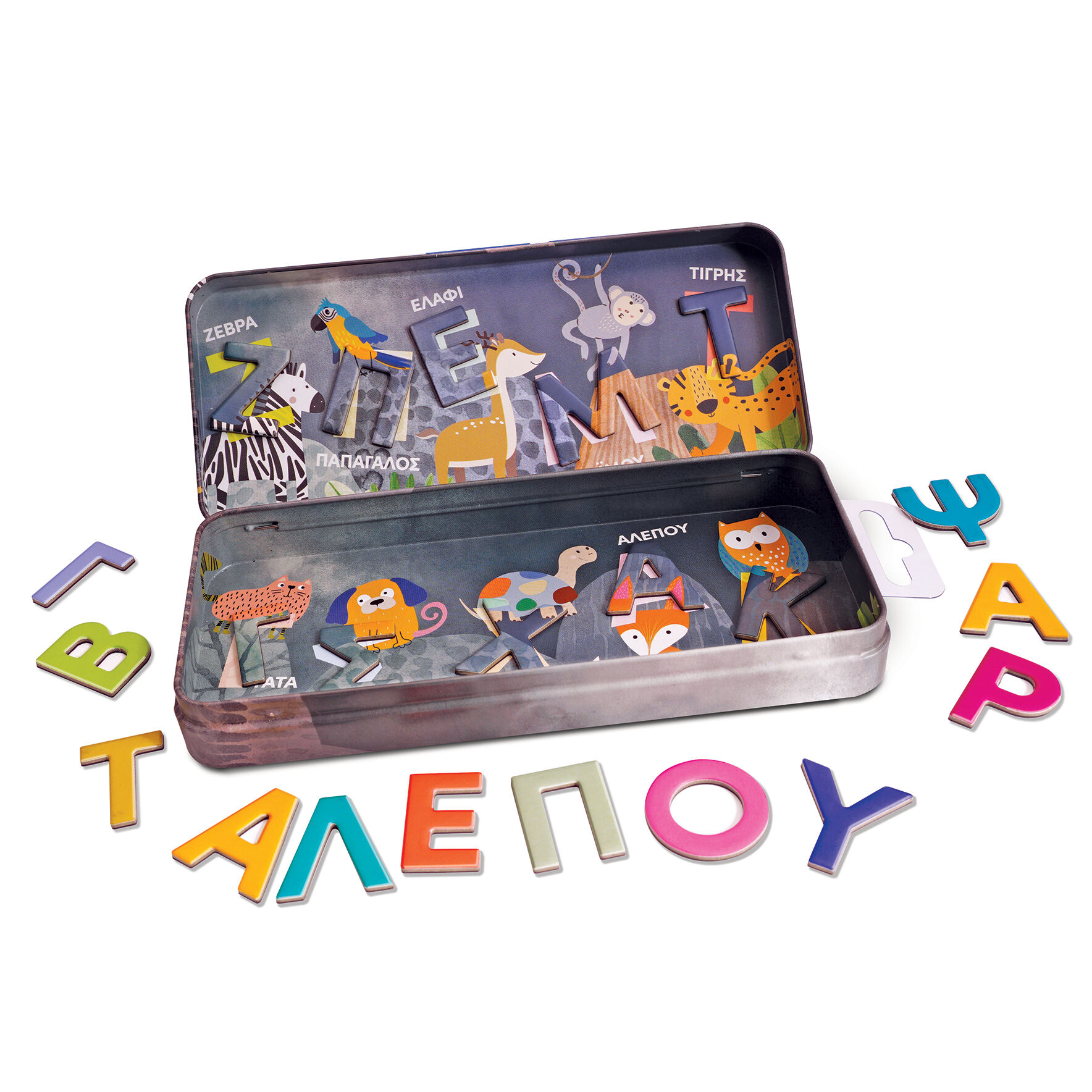 AS - HappiHobbi Magnet Tin Γράμματα Εκπαιδευτικοί Χάρτινοι Μαγνήτες 1029-64070