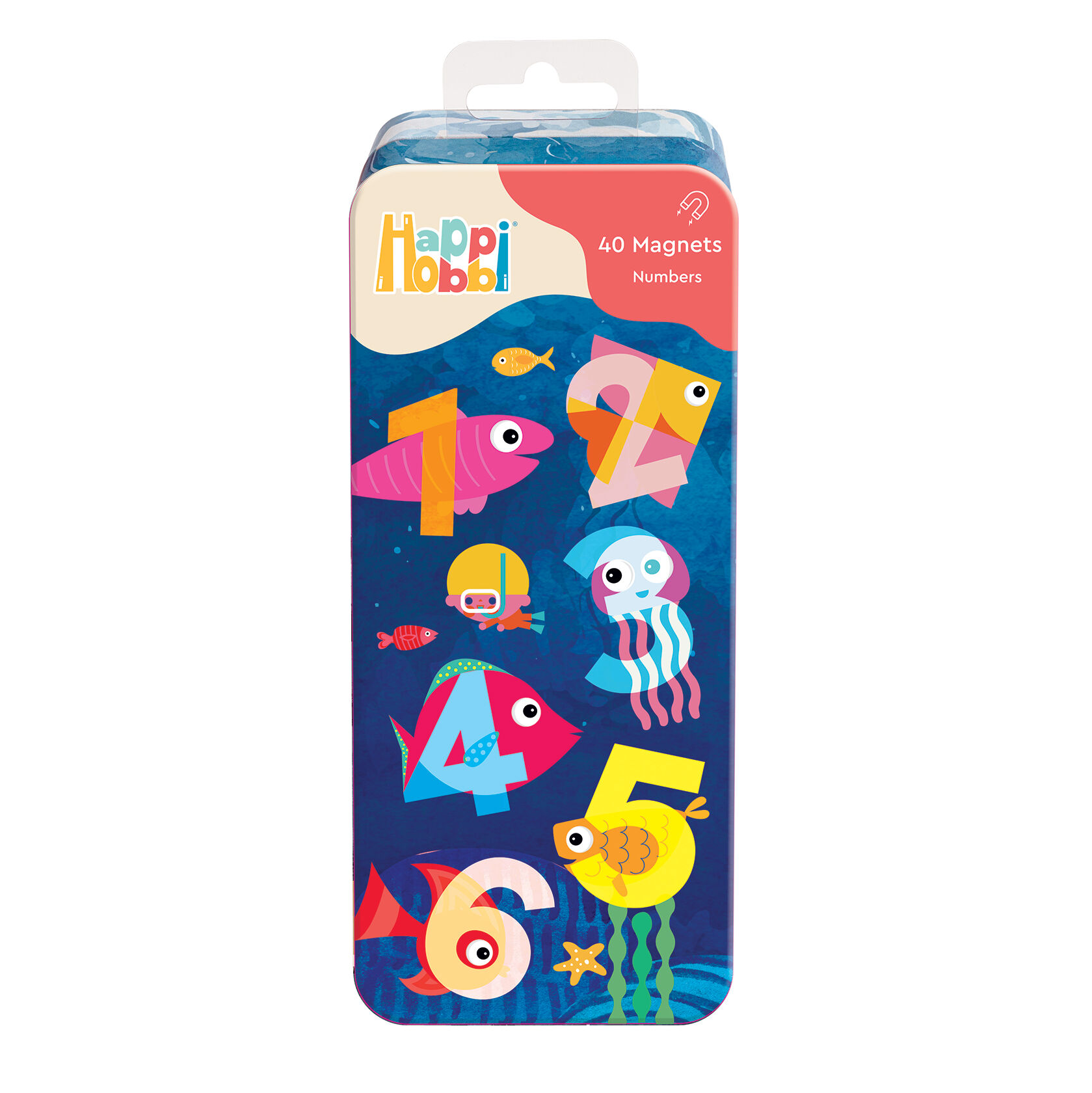 AS - HappiHobbi Magnet Tin Αριθμοί Εκπαιδευτικοί Χάρτινοι Μαγνήτες 1029-64070