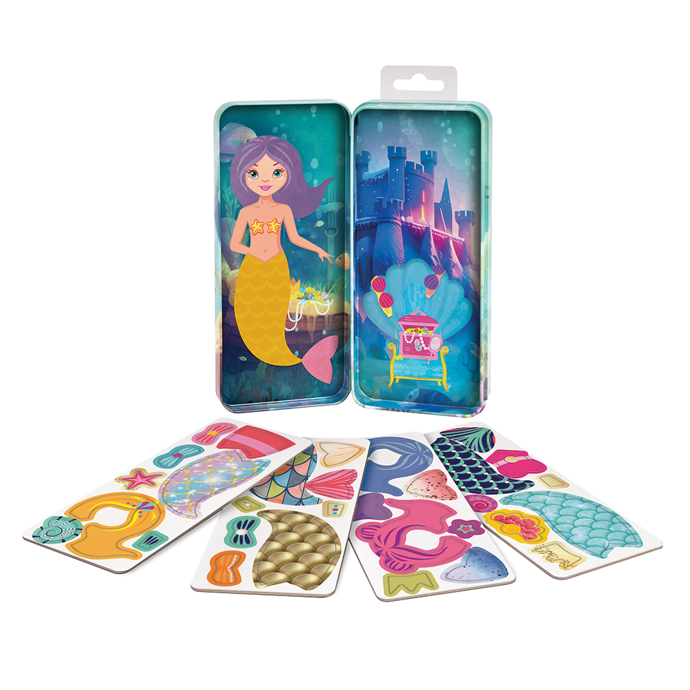 AS - HappiHobbi , Εκπαιδευτικοί Χάρτινοι Μαγνήτες Mermaid 1029-64074