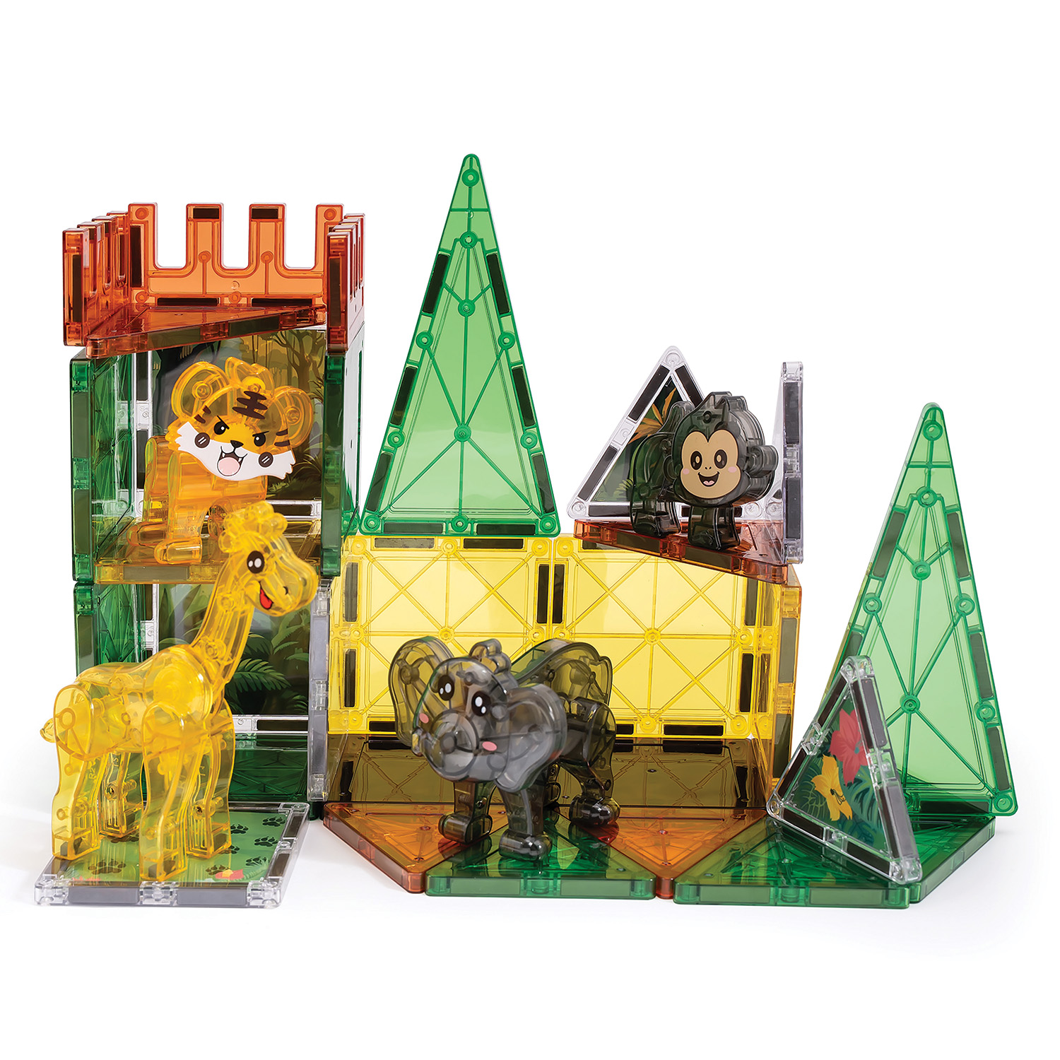 AS - HappiHobbi Μαγνητικά Τουβλάκια Safari Adventure 44 τμχ 1029-64603