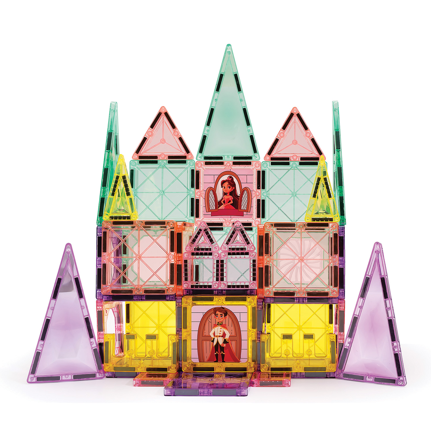 AS - HappiHobbi Μαγνητικά Τουβλάκια Princess Kingdom 50 τμχ 1029-64604