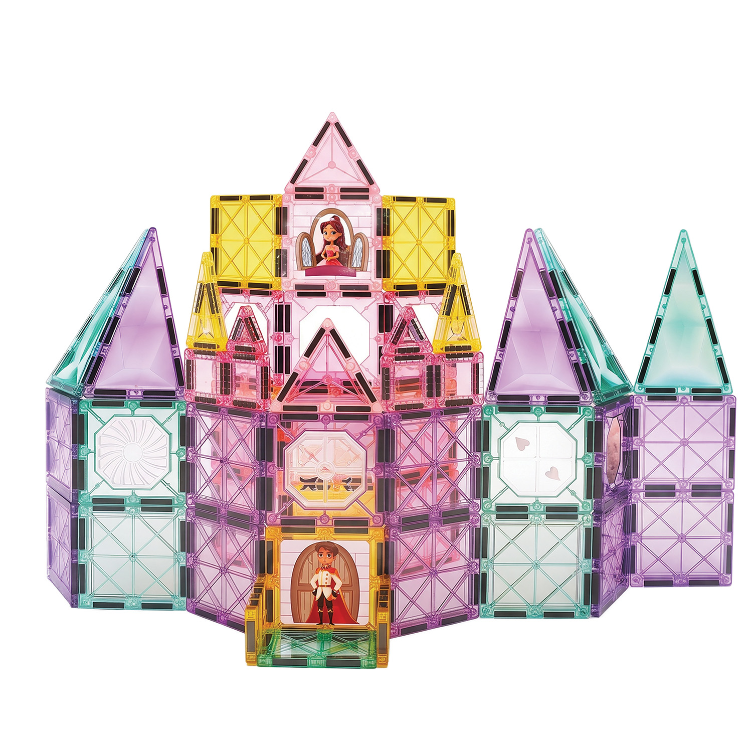AS - HappiHobbi Μαγνητικά Τουβλάκια Princess Kingdom 50 τμχ 1029-64604