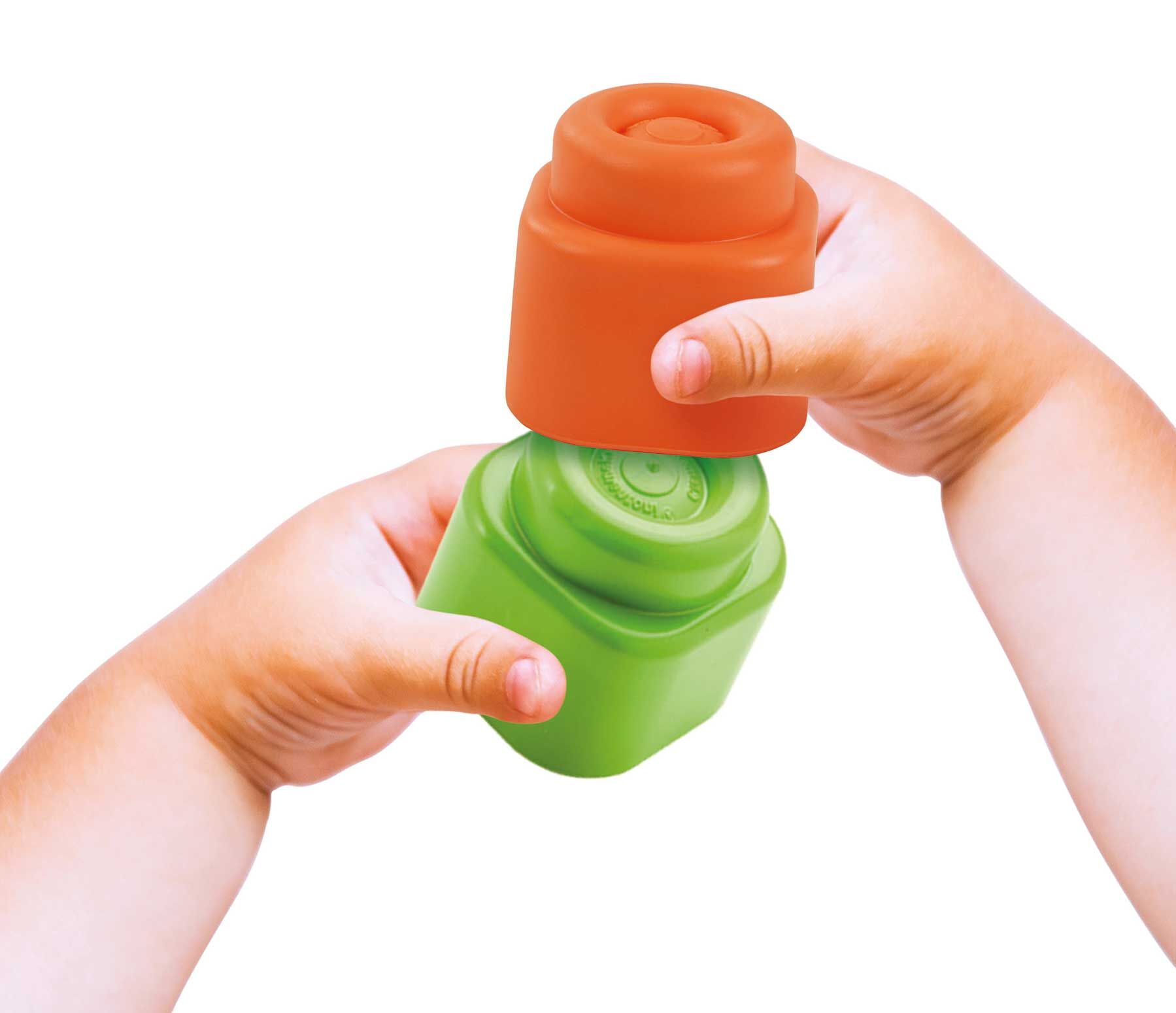 Baby Clementoni - Soft Clemmy Touch & Play Μαλακά Premium Τουβλάκια 10 τμχ 1033-17988