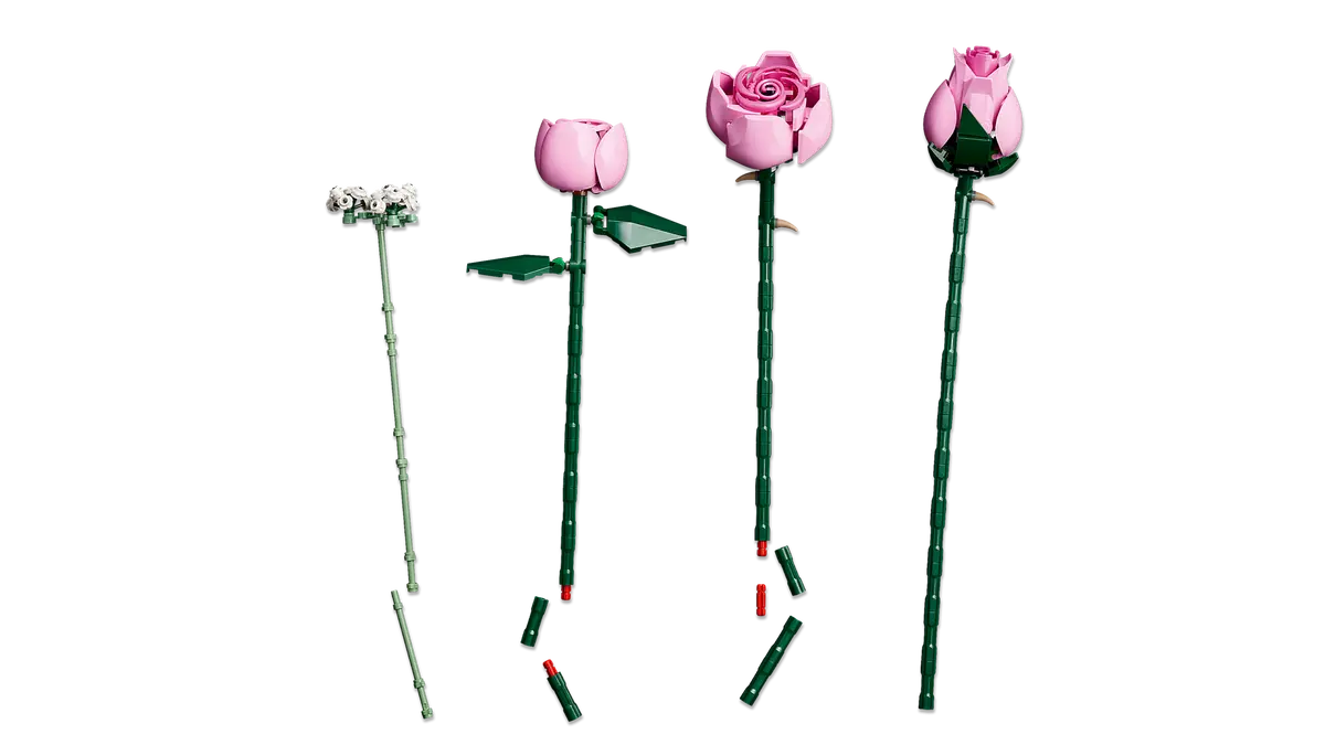 Lego The Botanical Collection - Bouquet Of Pink Roses 10374