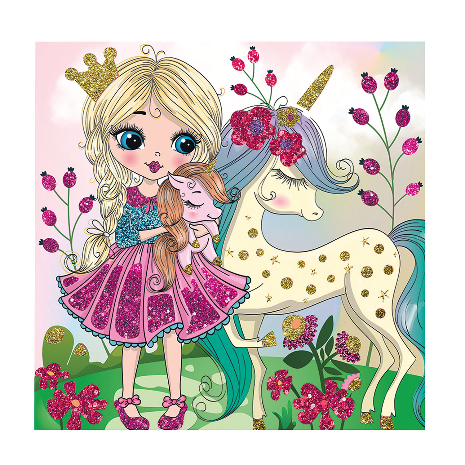 HappiHobbi - Σετ Χειροτεχνίας Με Glitter 1038-21046