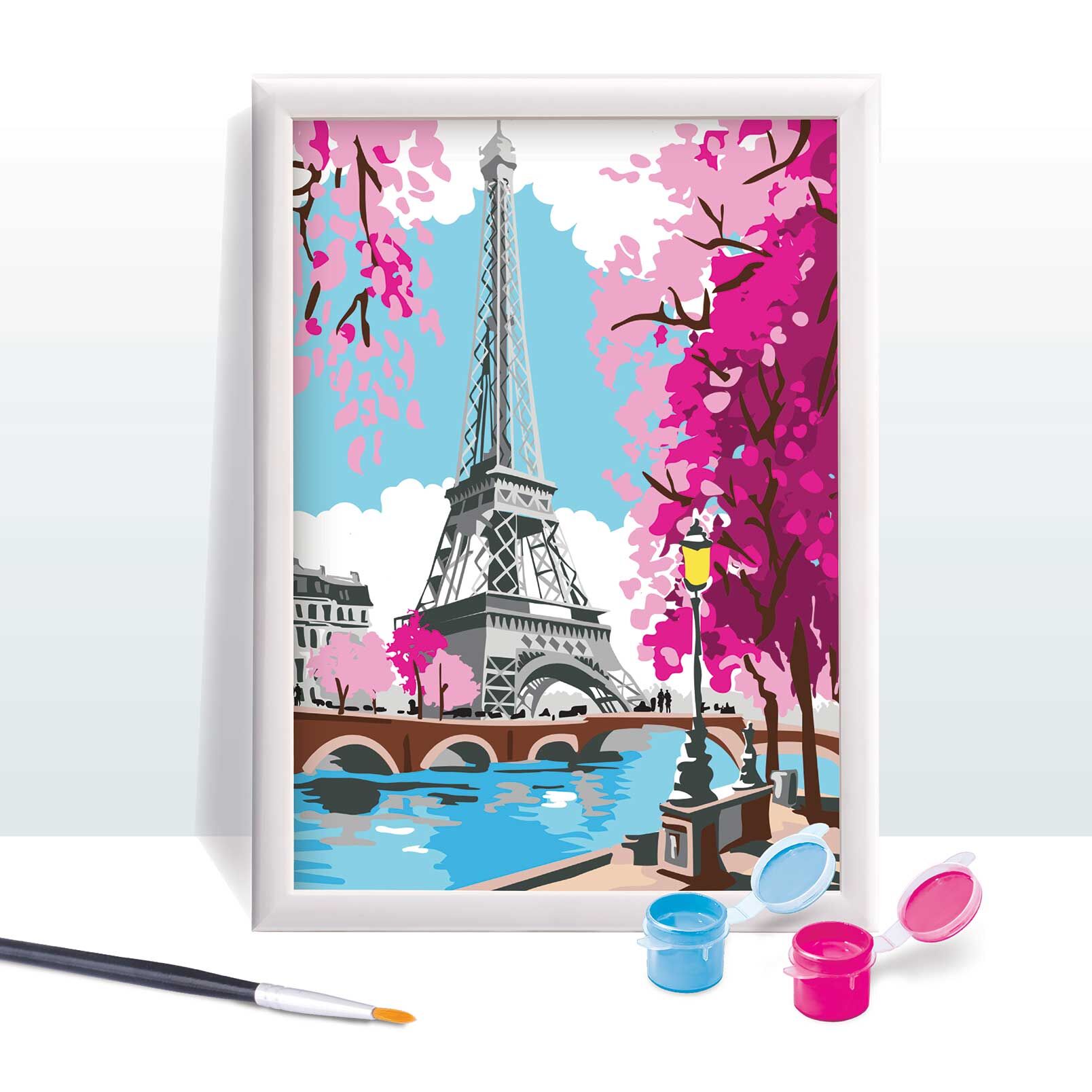 AS - HappiHobbi , Paint & Frame | Paint by Numbers - Spring Paris 1038-41022