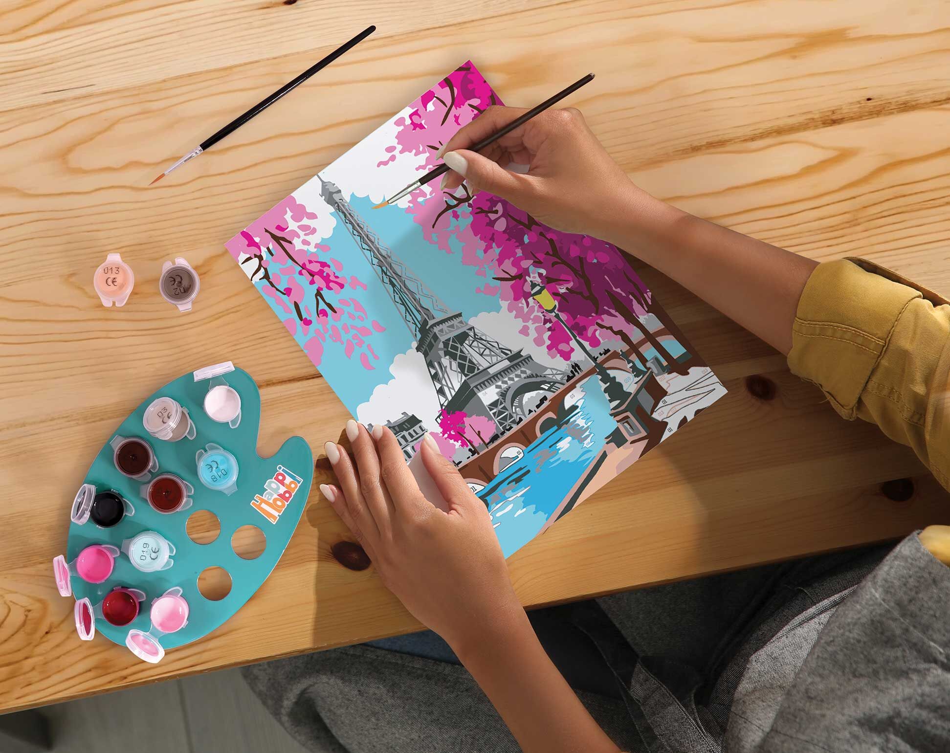 AS - HappiHobbi , Paint & Frame | Paint by Numbers - Spring Paris 1038-41022