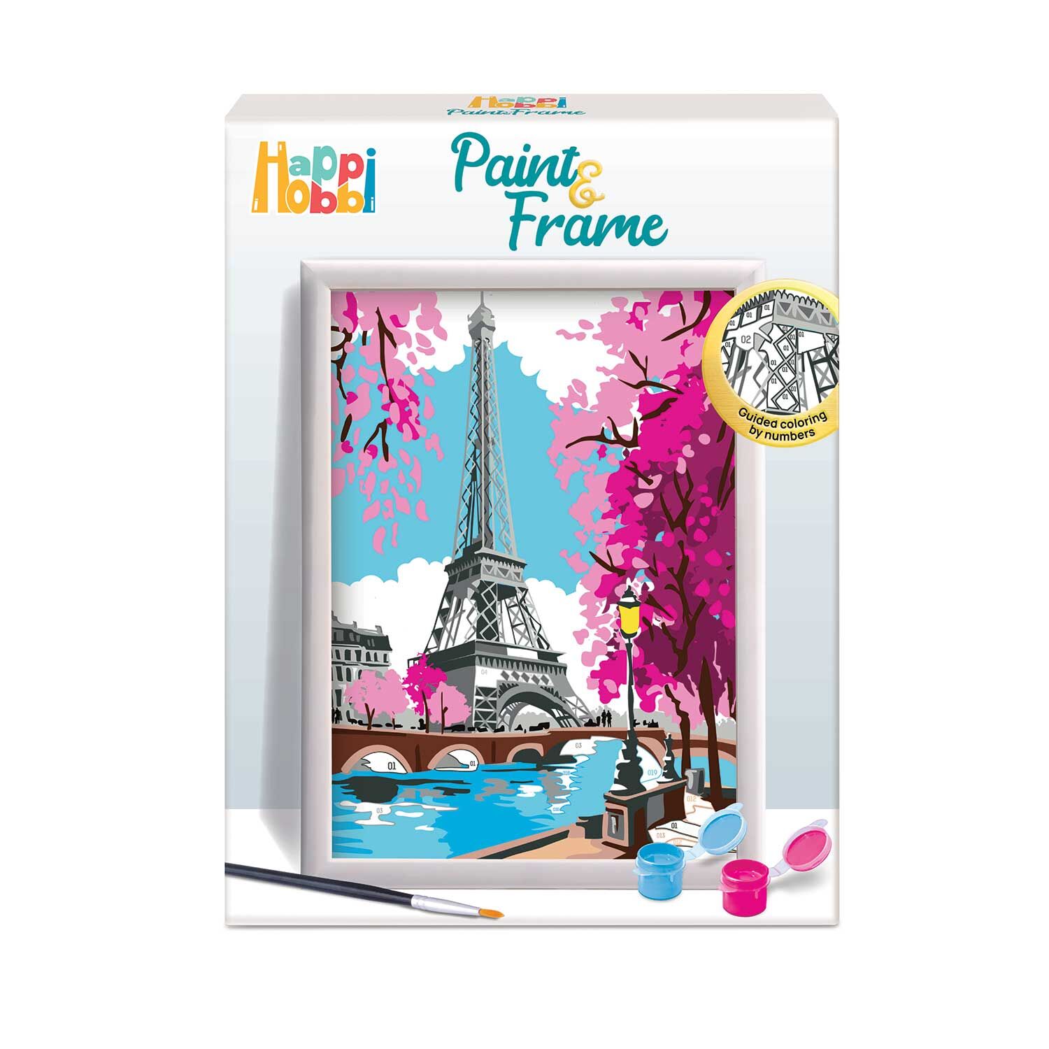 AS - HappiHobbi , Paint & Frame | Paint by Numbers - Spring Paris 1038-41022