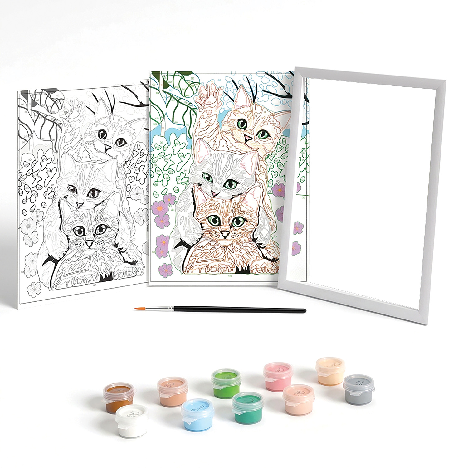 AS - HappiHobbi , Paint By Numbers Funny Kitties 1038-41026