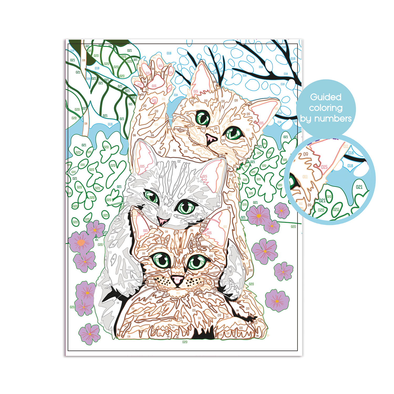 AS - HappiHobbi , Paint By Numbers Funny Kitties 1038-41026
