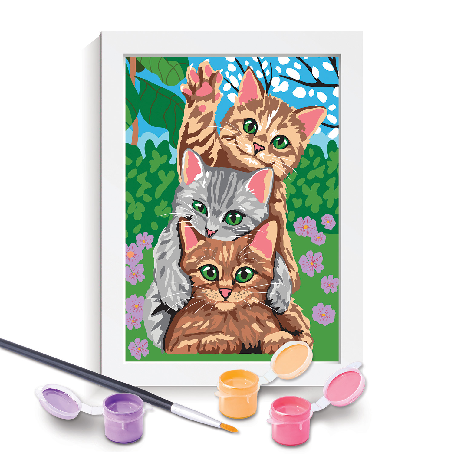 AS - HappiHobbi , Paint By Numbers Funny Kitties 1038-41026