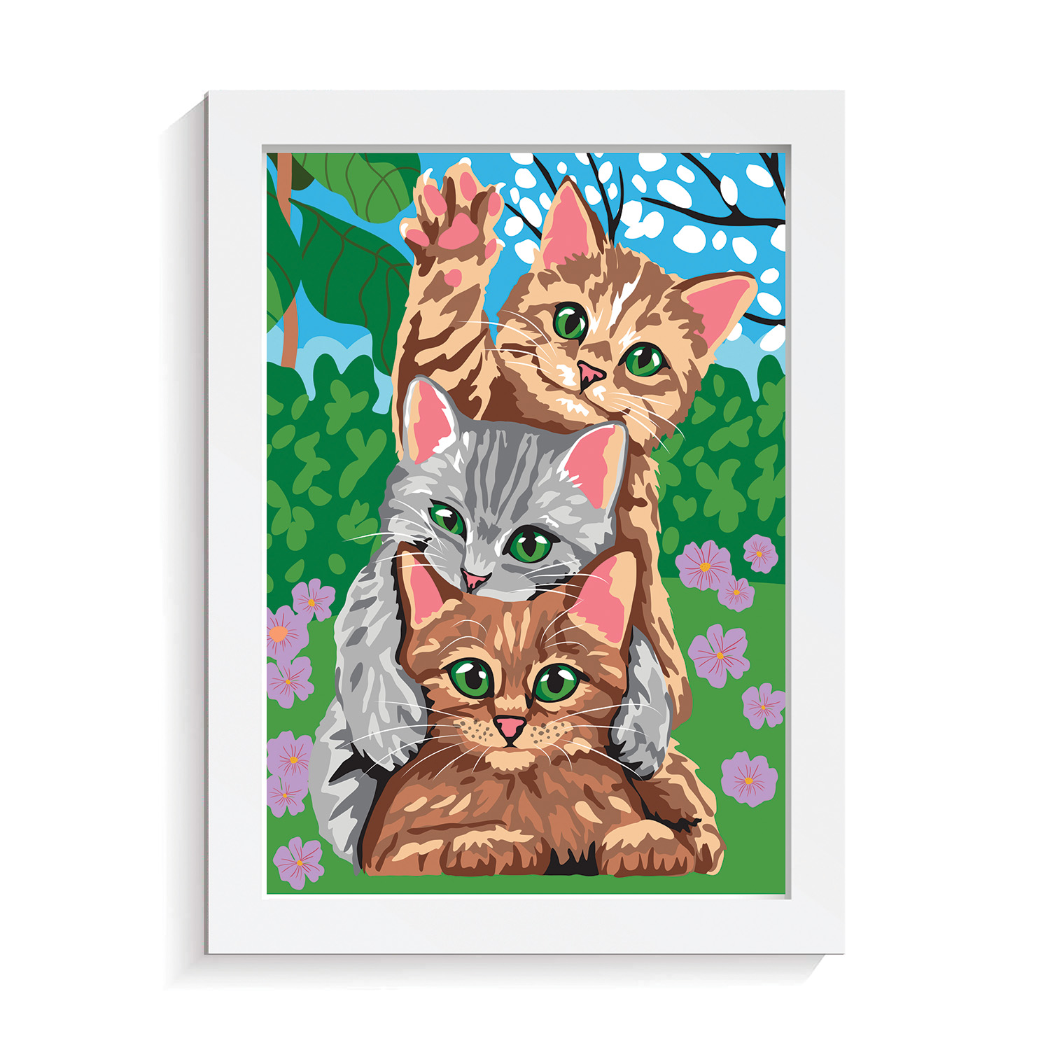 AS - HappiHobbi , Paint By Numbers Funny Kitties 1038-41026