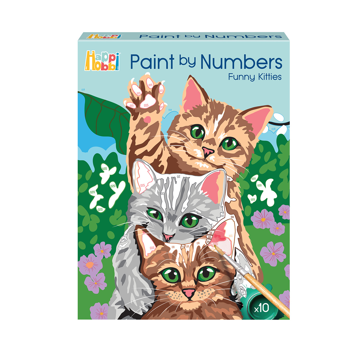 AS - HappiHobbi , Paint By Numbers Funny Kitties 1038-41026