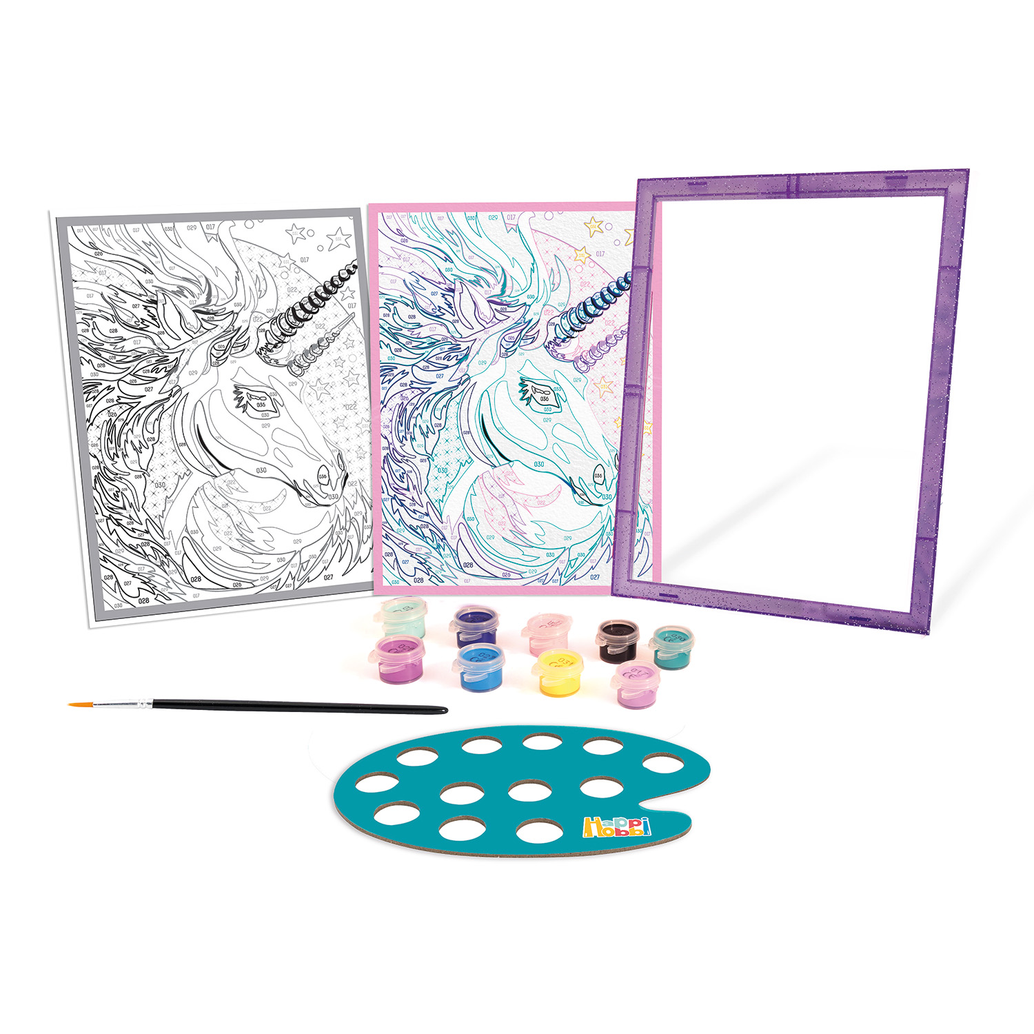 AS - HappiHobbi , Paint By Numbers Fairytale Unicorn 1038-41029