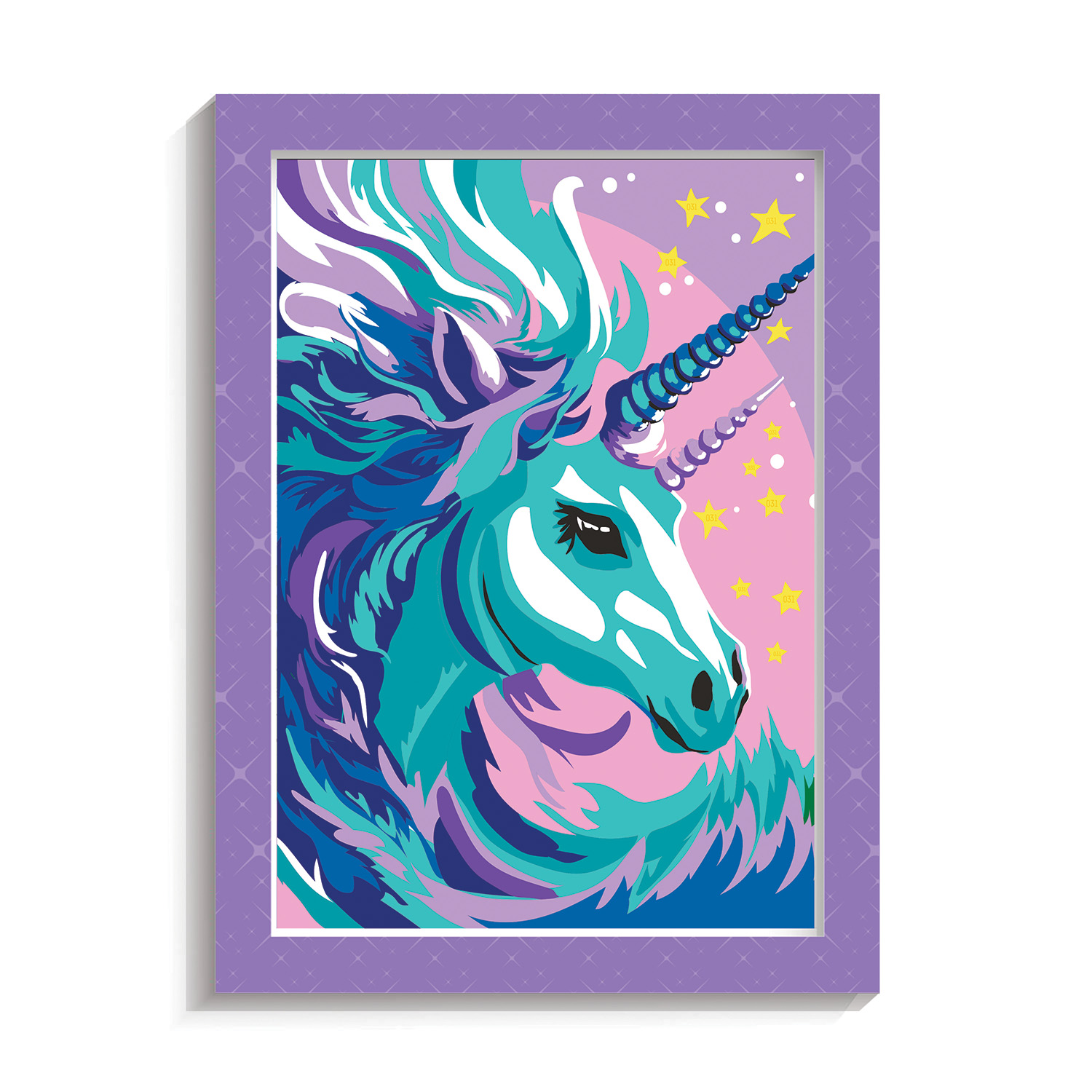 AS - HappiHobbi , Paint By Numbers Fairytale Unicorn 1038-41029