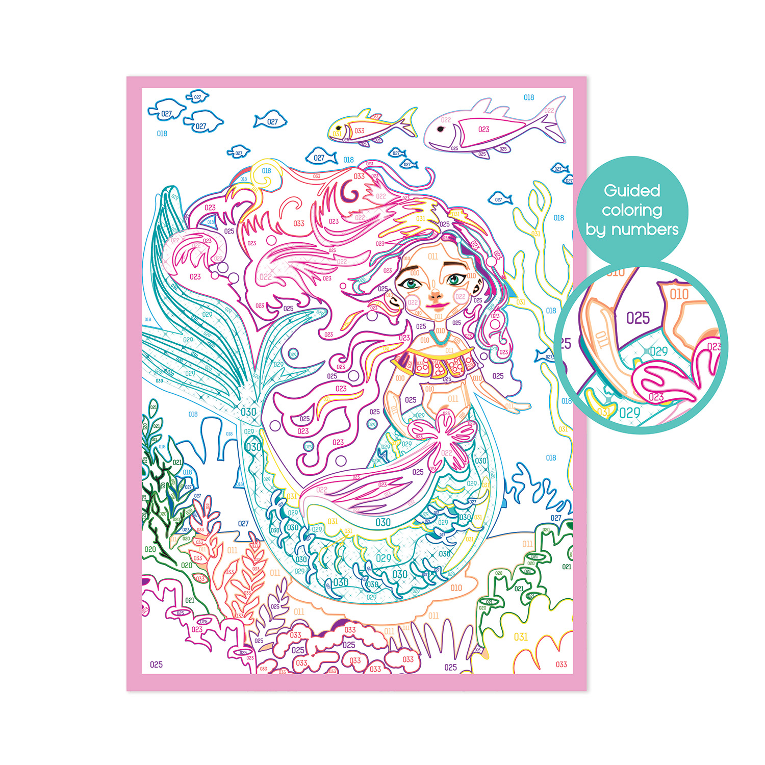 AS - HappiHobbi , Paint By Numbers Mythical Mermaid 1038-41030