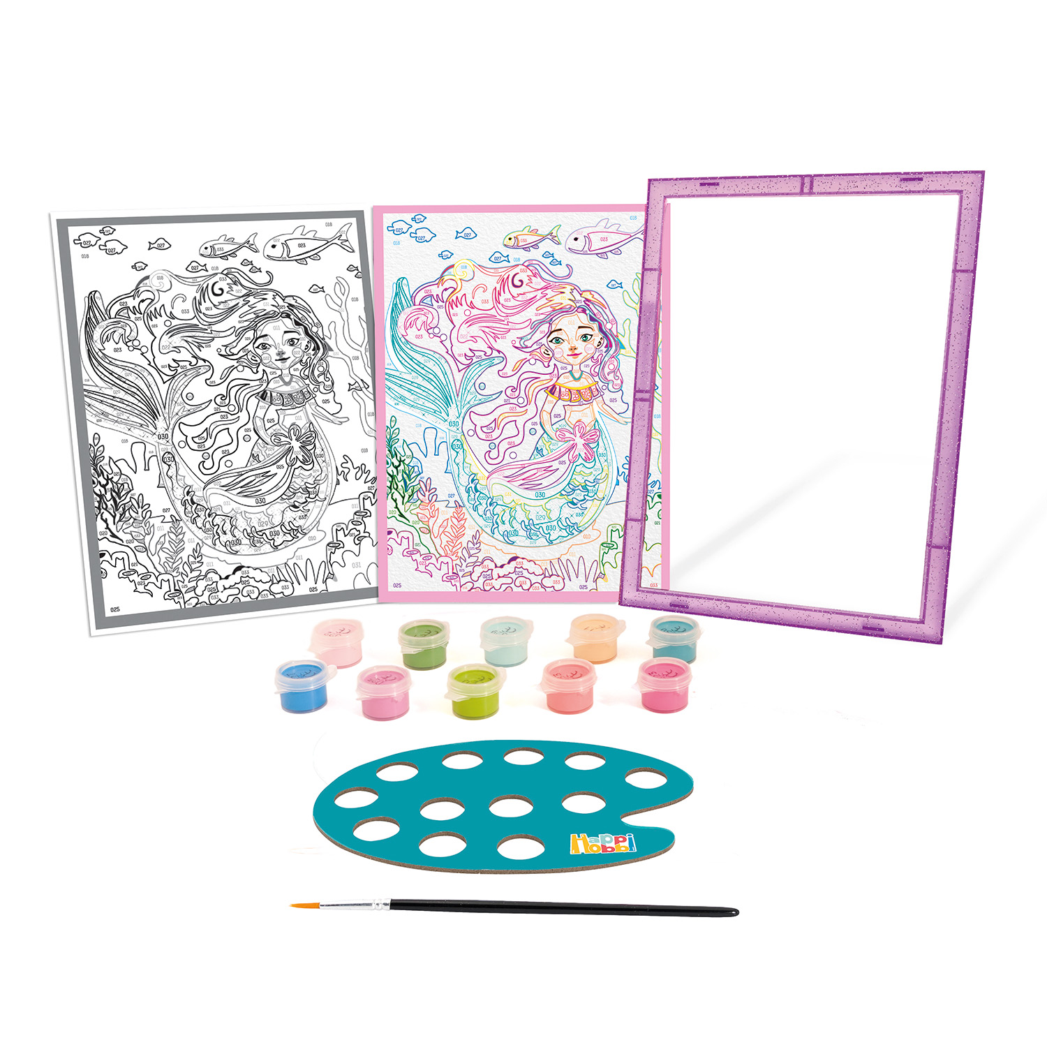 AS - HappiHobbi , Paint By Numbers Mythical Mermaid 1038-41030
