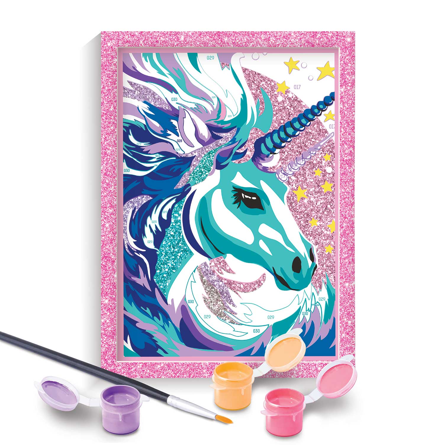 AS - HappiHobbi , Paint & Frame Paint by Numbers Fairytale Unicorn 1038-41042