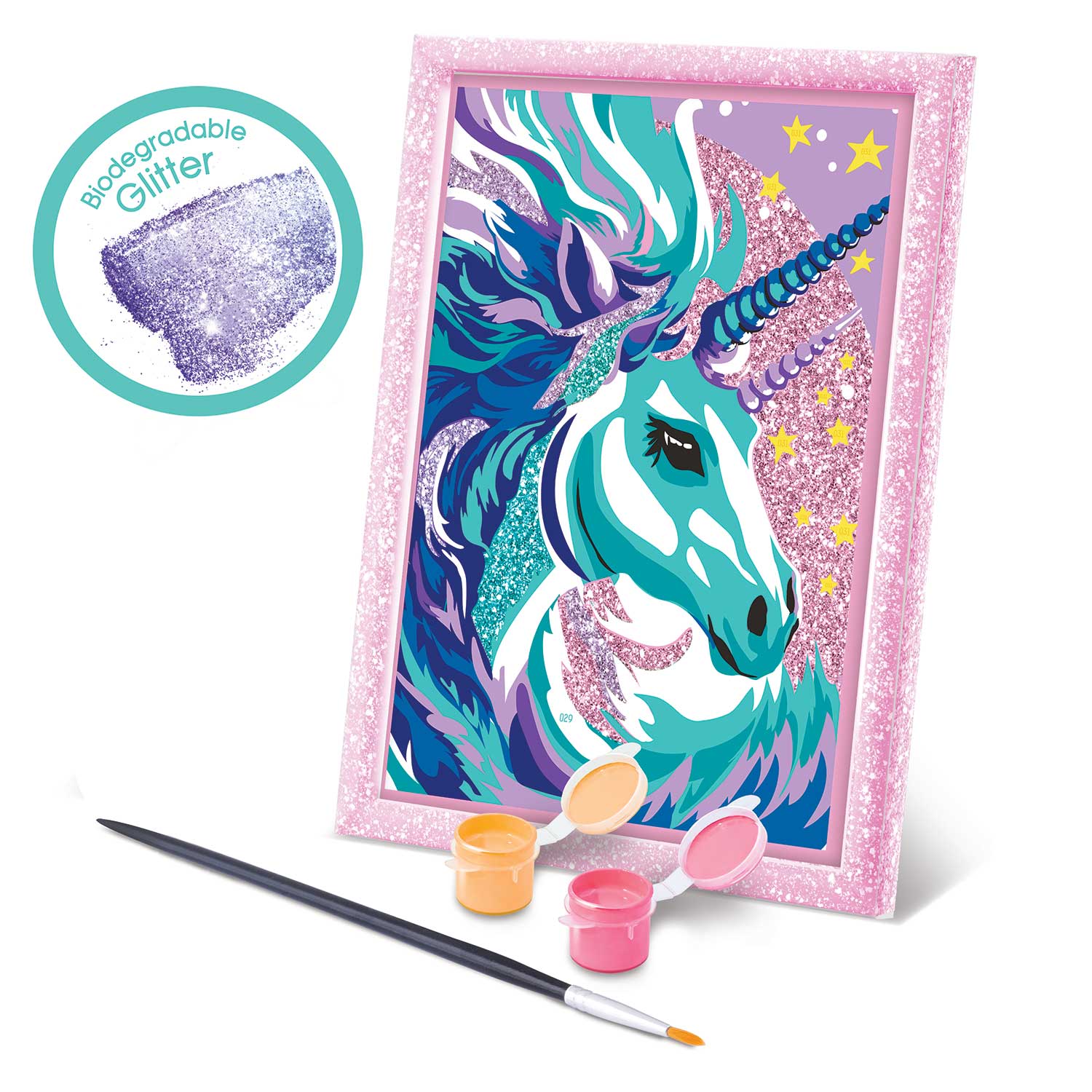 AS - HappiHobbi , Paint & Frame Paint by Numbers Fairytale Unicorn 1038-41042