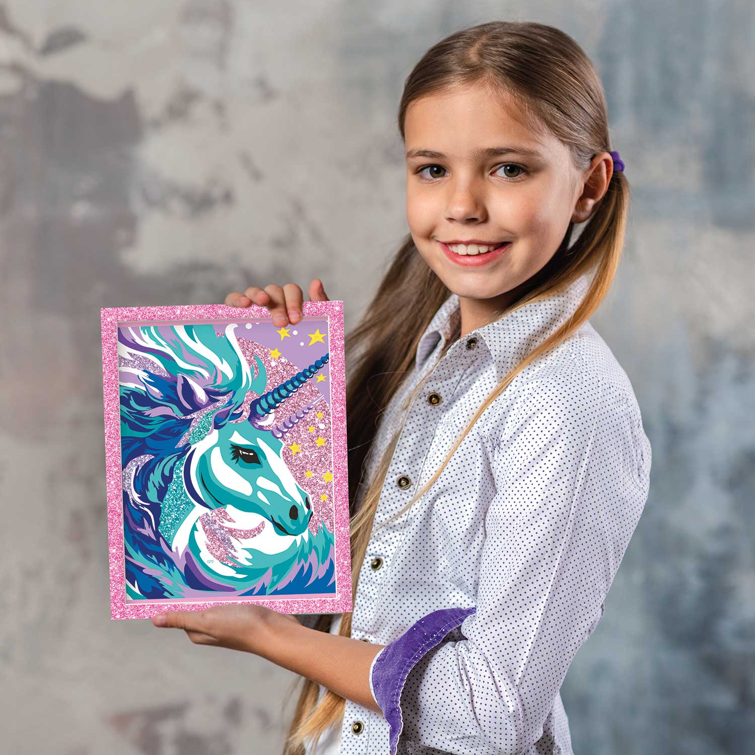 AS - HappiHobbi , Paint & Frame Paint by Numbers Fairytale Unicorn 1038-41042