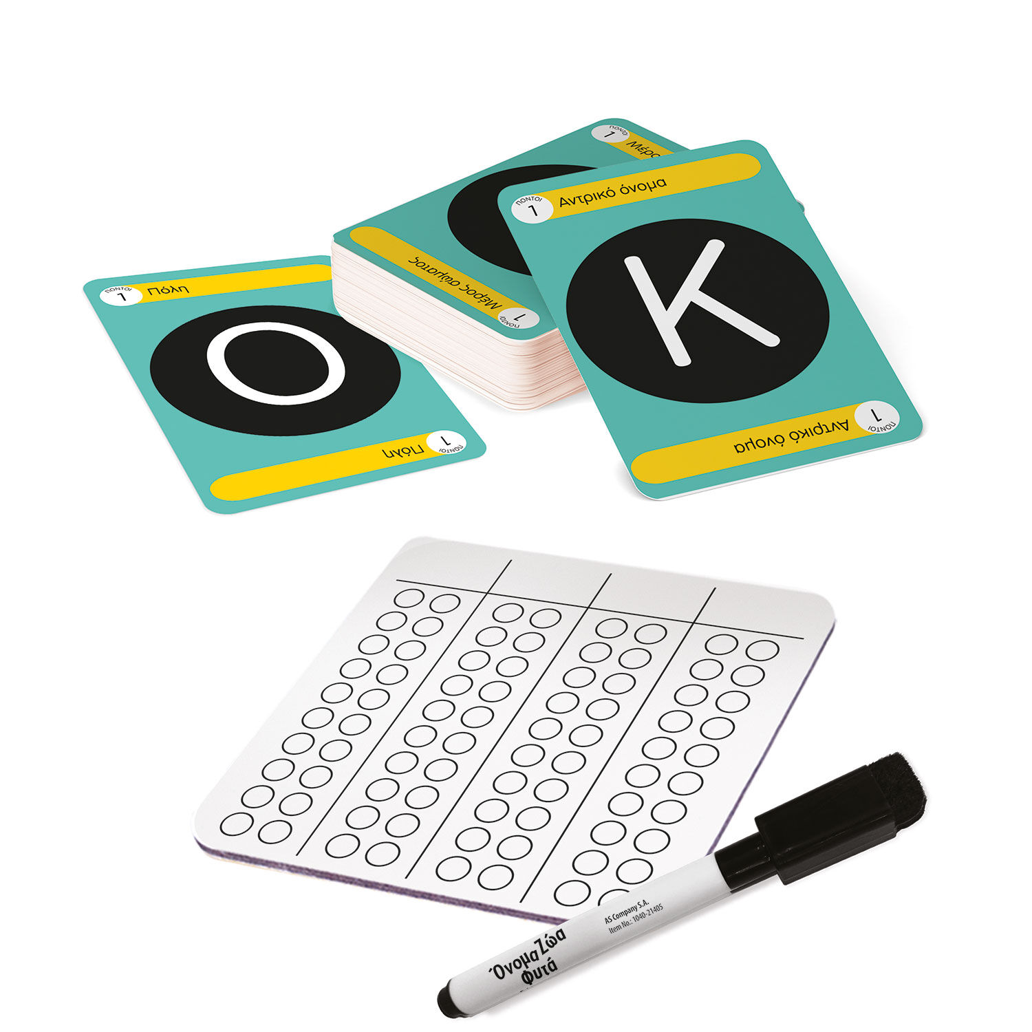 AS - Παιχνίδι Με Κάρτες, Όνομα Ζώα Φυτά 1040-21405