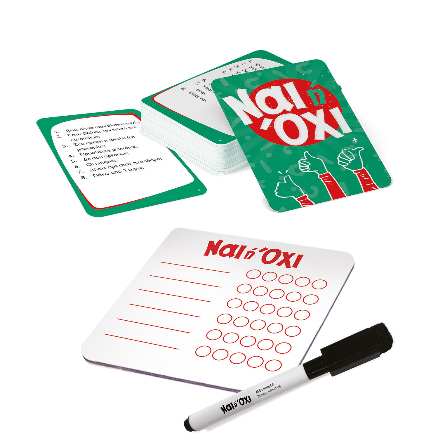 AS - Παιχνίδι Με Κάρτες, Ναι Ή Όχι 1040-21406